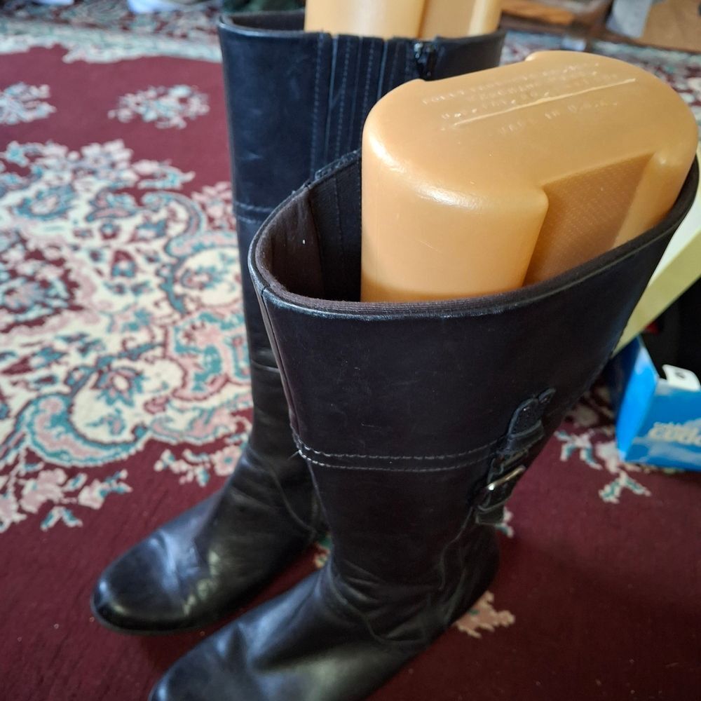 Clarks Black Heeled Boots